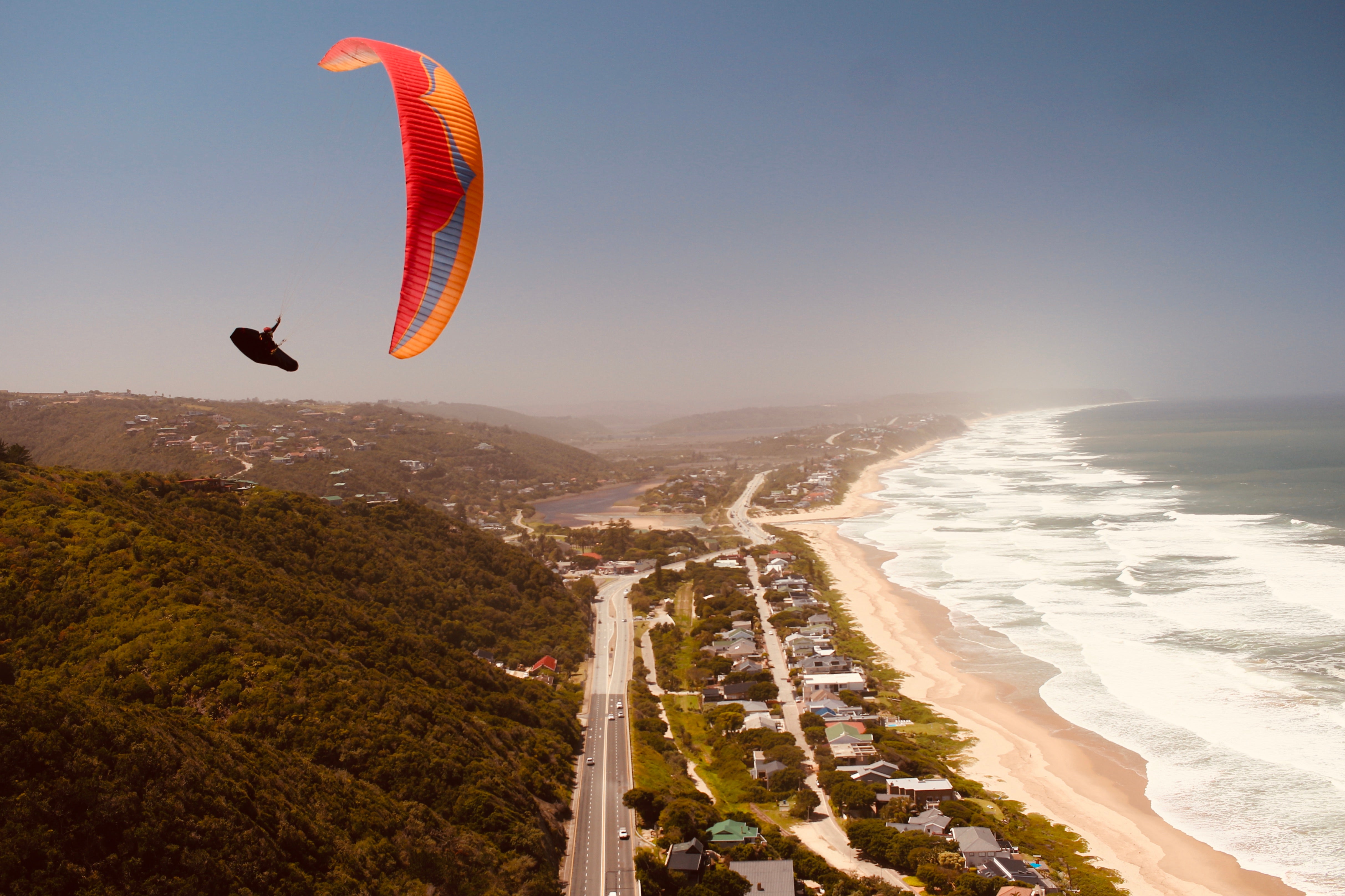 Map of Africa paragliding -Paragliding the Garden route